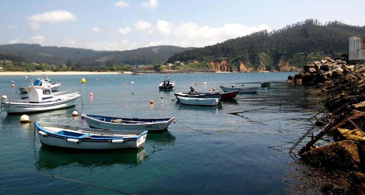 Apartamentos Playa De La Concha Porto de Espasante Dış mekan fotoğraf